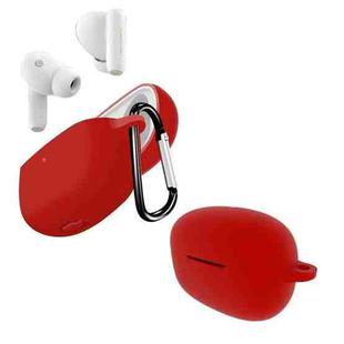 For Edifier Xemal FitPods Pure Color Bluetooth Earphone Silicone Case(Red)