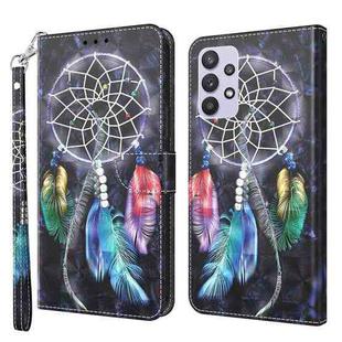 For Samsung Galaxy A32 5G 3D Painted Leather Phone Case(Colorful Dreamcatcher)