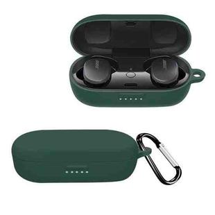 For BOSE Sport Earbuds Pure Color Bluetooth Earphone Silicone Protective Case(Green)