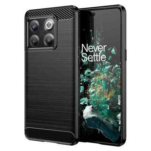 For OnePlus ACE Pro Brushed Texture Carbon Fiber TPU Phone Case (Black)