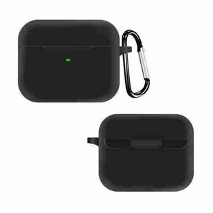 For Razer Hammerhead True Wireless X Pure Color Bluetooth Earphone Soft Silicone Protective Case With Hook(Black)