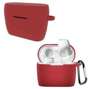 For Meizu POP 2 / 2S Pure Color Bluetooth Earphone Soft Silicone Protective Case With Hook(Red)