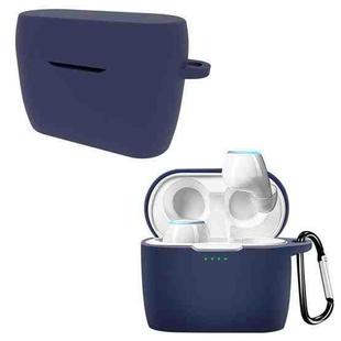 For Meizu POP 2 / 2S Pure Color Bluetooth Earphone Soft Silicone Protective Case With Hook(Dark Blue)