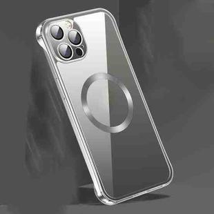 Frameless Glass CD MagSafe Case For iPhone 14 Pro(Black)