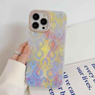Python Texture Dual-side Laminating Phone Case For iPhone 12(Scorching Sun)