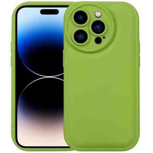 For iPhone 14 Pro Liquid Airbag Decompression Phone Case(Grass Green)