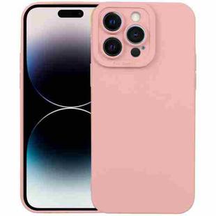 For iPhone 14 Pro Liquid Silicone Full Coverage Phone Case(Pink)