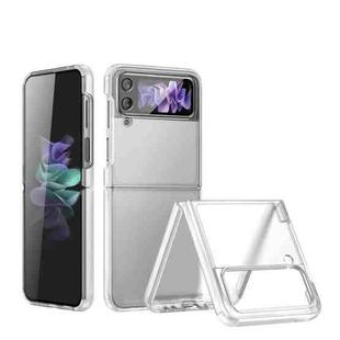 For Samsung Galaxy Z Flip4 Four-corner Shockproof TPU + PC Phone Case(Translucent)