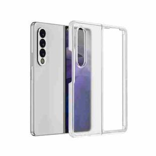 For Samsung Galaxy Z Fold4 Four-corner Shockproof TPU + PC Phone Case(Translucent)