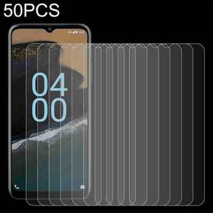 50 PCS 0.26mm 9H 2.5D Tempered Glass Film For Nokia G400