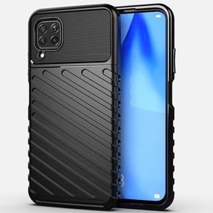 For Huawei P40 Lite Thunderbolt Shockproof TPU Soft Case(Black)