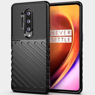 For OnePlus 8 Pro Thunderbolt Shockproof TPU Soft Case(Black)