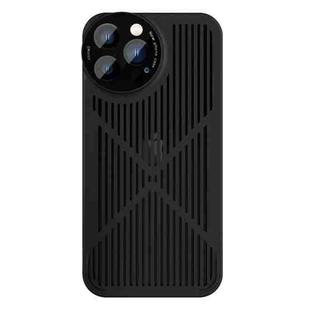 For iPhone 12 Rimless Heat Dissipation Phone Case(Black)