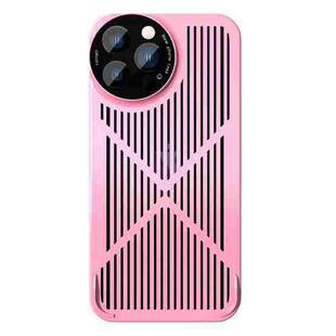 For iPhone 12 Rimless Heat Dissipation Phone Case(Pink)