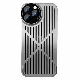 For iPhone 12 Pro Max Rimless Heat Dissipation Phone Case(Grey)