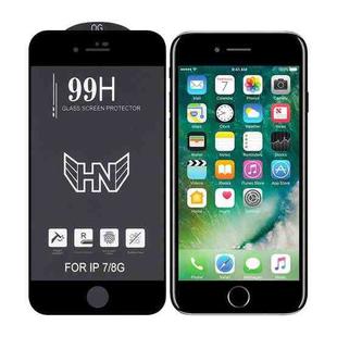 High Aluminum Large Arc Full Screen Tempered Glass Film For iPhone 8 / 7