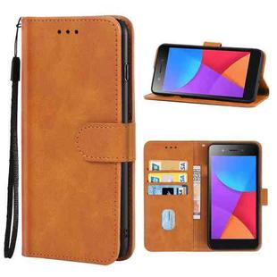 For Itel A23S Leather Phone Case(Brown)