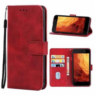 For Itel A33 Plus Leather Phone Case(Red)