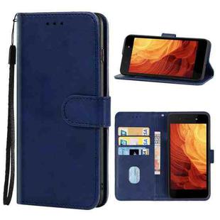 For Itel A33 Plus Leather Phone Case(Blue)
