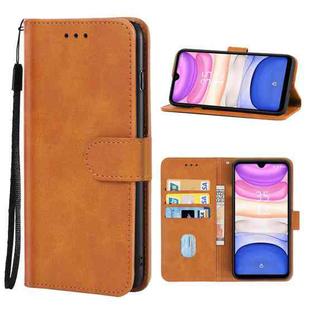 For Itel L6006 Leather Phone Case(Brown)