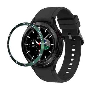 For Samsung Galaxy Watch 42mm Water Ghost Stainless Steel Bezel Ring(Dark Green)