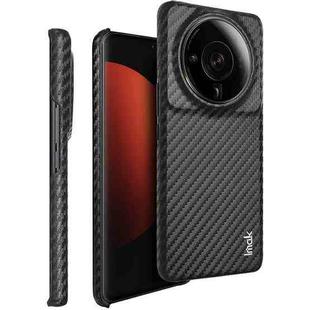 For Xiaomi 12S Ultra 5G IMAK Ruiyi Series Carbon Fiber PU + PC Phone Case(Black)
