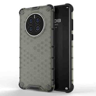 For Huawei Mate 50 Shockproof Honeycomb PC + TPU Phone Case(Black)