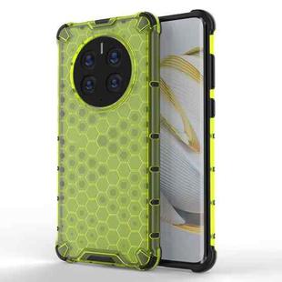 For Huawei Mate 50 Pro Shockproof Honeycomb PC + TPU Phone Case(Green)