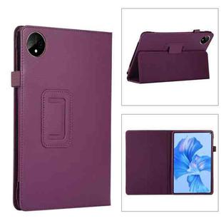 For Huawei MatePad Pro 11 inch 2022 Litchi Texture Leather Tablet Case with Holder(Purple)