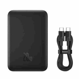 Baseus 10000mAh 20W Magnetic Mini Wireless Fast Charge Power Bank with Cable(Black)