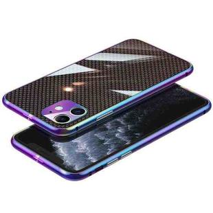 For iPhone 11 Carbon Brazed Stainless Steel Ultra Thin Protective Phone Case (Colorful)