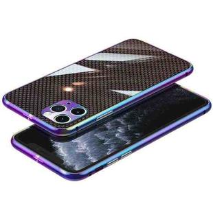 For iPhone 11 Pro Max Carbon Brazed Stainless Steel Ultra Thin Protective Phone Case (Colorful)