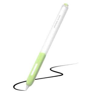 10 PCS / Set Stylus Jelly Silicone Protective Cover For Apple Pencil 2(Green)