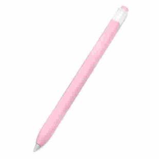 10 PCS / Set Stylus Jelly Silicone Protective Cover Short Set For Apple Pencil 1(Pink)