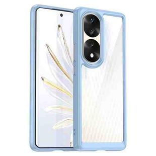 For Honor 70 Pro+ 5G Colorful Series Acrylic + TPU Phone Case(Blue)