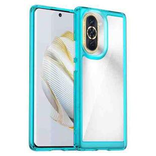 For Huawei nova 10 Colorful Series Acrylic + TPU Phone Case(Transparent Blue)