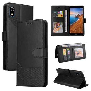 For Xiaomi Redmi 7A GQUTROBE Skin Feel Magnetic Leather Phone Case(Black)