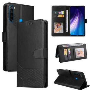 For Xiaomi Redmi Note 8 GQUTROBE Skin Feel Magnetic Leather Phone Case(Black)