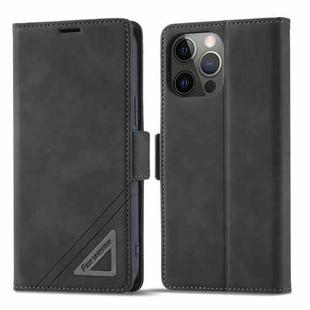 For iPhone 13 Pro Forwenw Dual-side Buckle Leather Phone Case (Black)