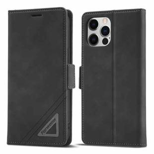 For iPhone 12 / 12 Pro Forwenw Dual-side Buckle Leather Phone Case(Black)