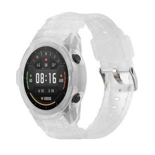 For Xiaomi Watch Color Sport Armor Unibody TPU Watch Band Case(Frosted Transparent)