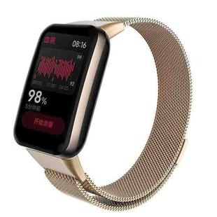 For Xiaomi Mi Band 7 Pro Milan Magnetic Metal Watch Band(Rose Gold)