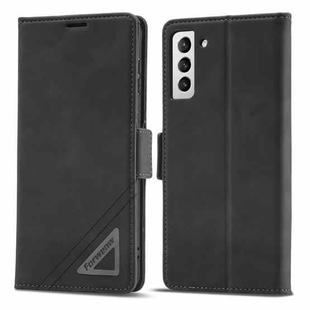 For Samsung Galaxy S22+ 5G Forwenw Dual-side Buckle Leather Phone Case(Black)