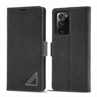 For Samsung Galaxy Note20 Forwenw Dual-side Buckle Leather Phone Case(Black)