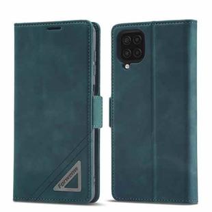 For Samsung Galaxy A12 4G / 5G Forwenw Dual-side Buckle Leather Phone Case(Dark Cyan)