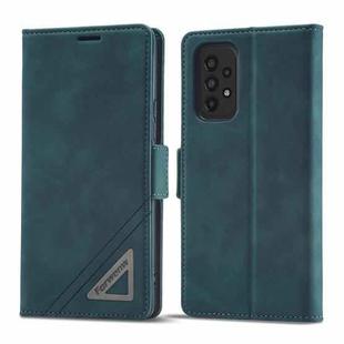 For Samsung Galaxy A33 5G Forwenw Dual-side Buckle Leather Phone Case(Dark Cyan)