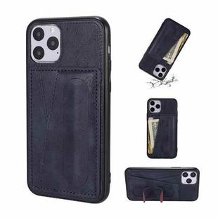 For iPhone 11 PU Leather Card Slot Phone Case (Blue)