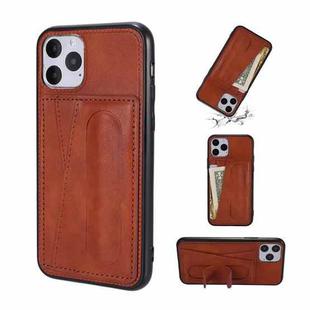For iPhone 11 PU Leather Card Slot Phone Case (Khaki)