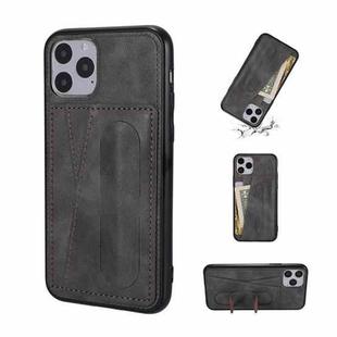 For iPhone 11 Pro PU Leather Card Slot Phone Case (Grey)