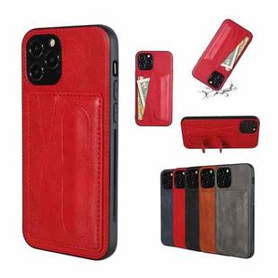 For iPhone 14 Pro PU Leather Card Slot Phone Case (Red)